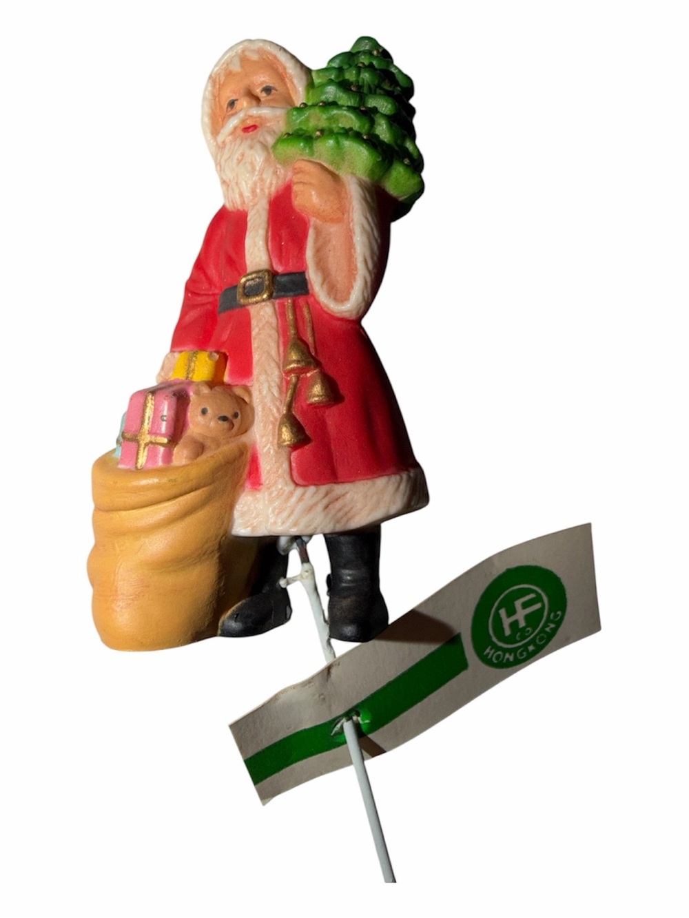 HF Co Hong Kong Santa holiday vintage 70’s wreath picks - set of 5